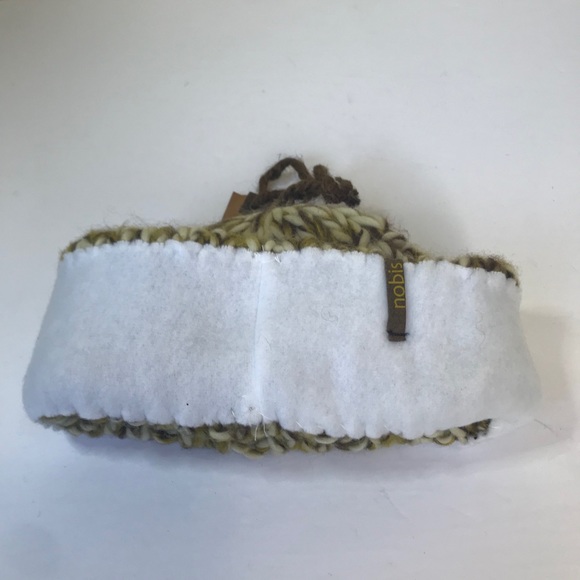 Nobis NEW Wool Knit Toque Beanie Hat Shroom Boho Sweater Warm - Picture 8 of 14